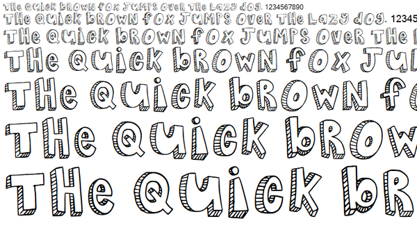 COREY BLOCK FONT - FULL SET