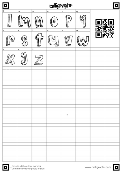 COREY BLOCK FONT - FULL SET