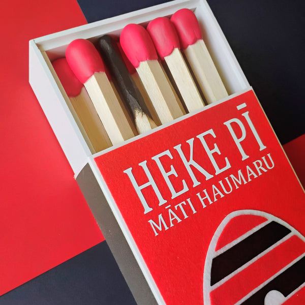 BEEHIVE TE REO MATCHBOX (RED) 15CM X 30CM