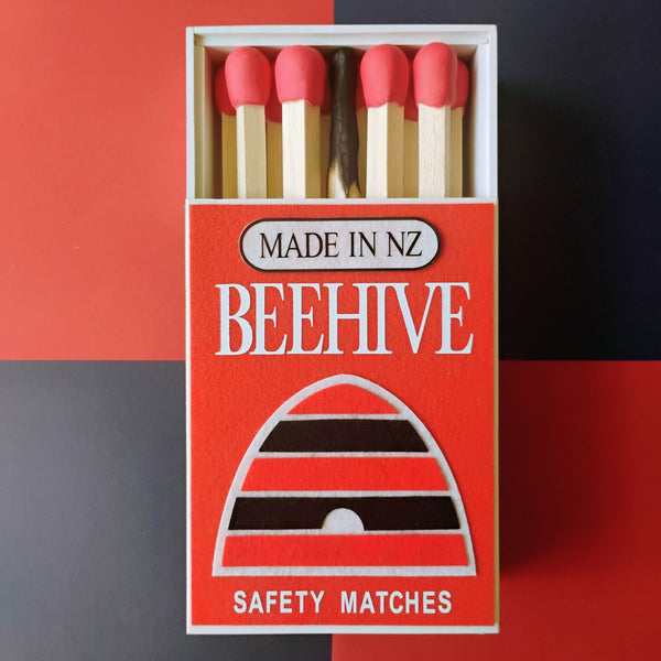 BEEHIVE MATCHBOX (RED) 15CM X 30CM