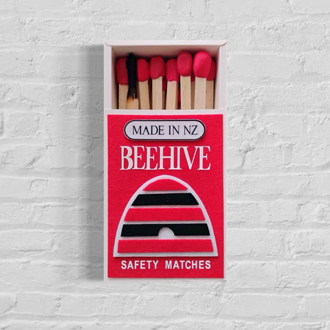 BEEHIVE MATCHBOX (RED) 15CM X 30CM