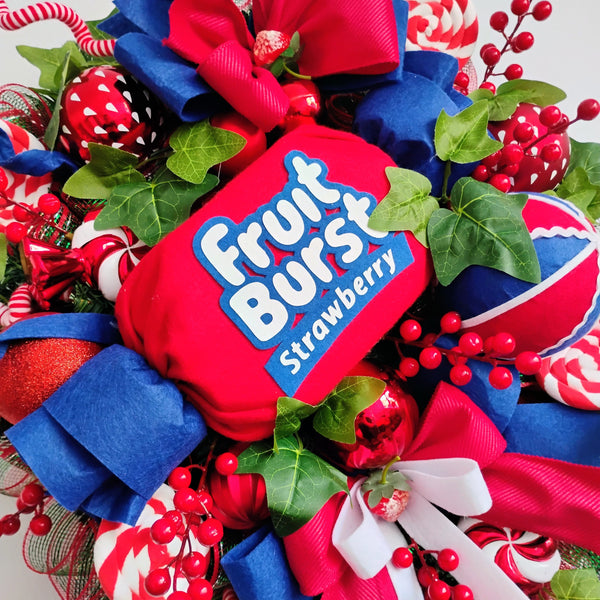 STRAWBERRY FRUIT BURST WREATH