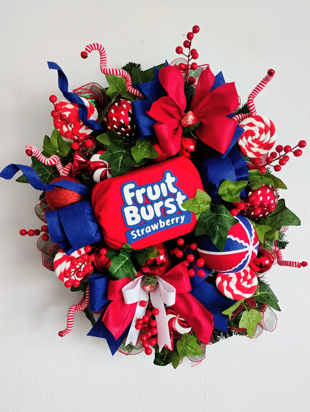 STRAWBERRY FRUIT BURST WREATH